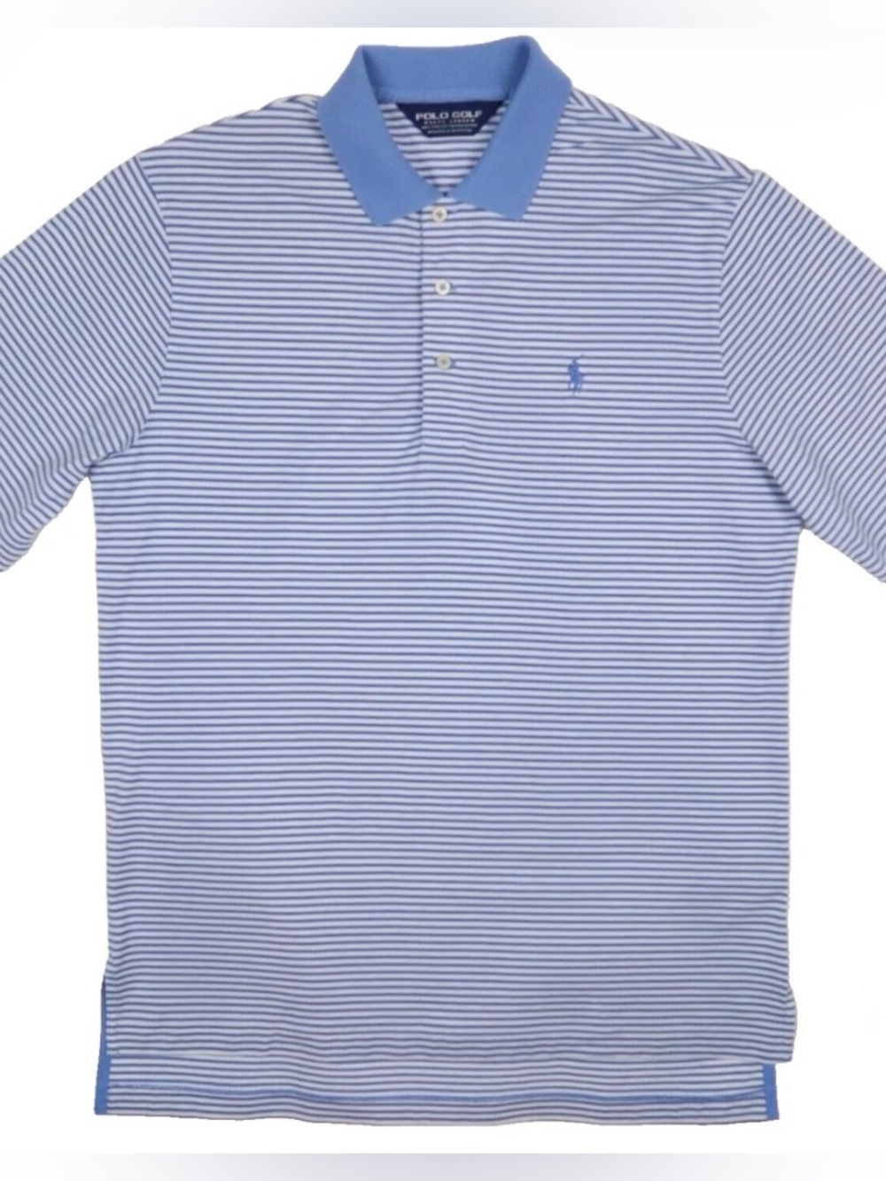 Polo Golf by Ralph Lauren Light Blue Striped Polo